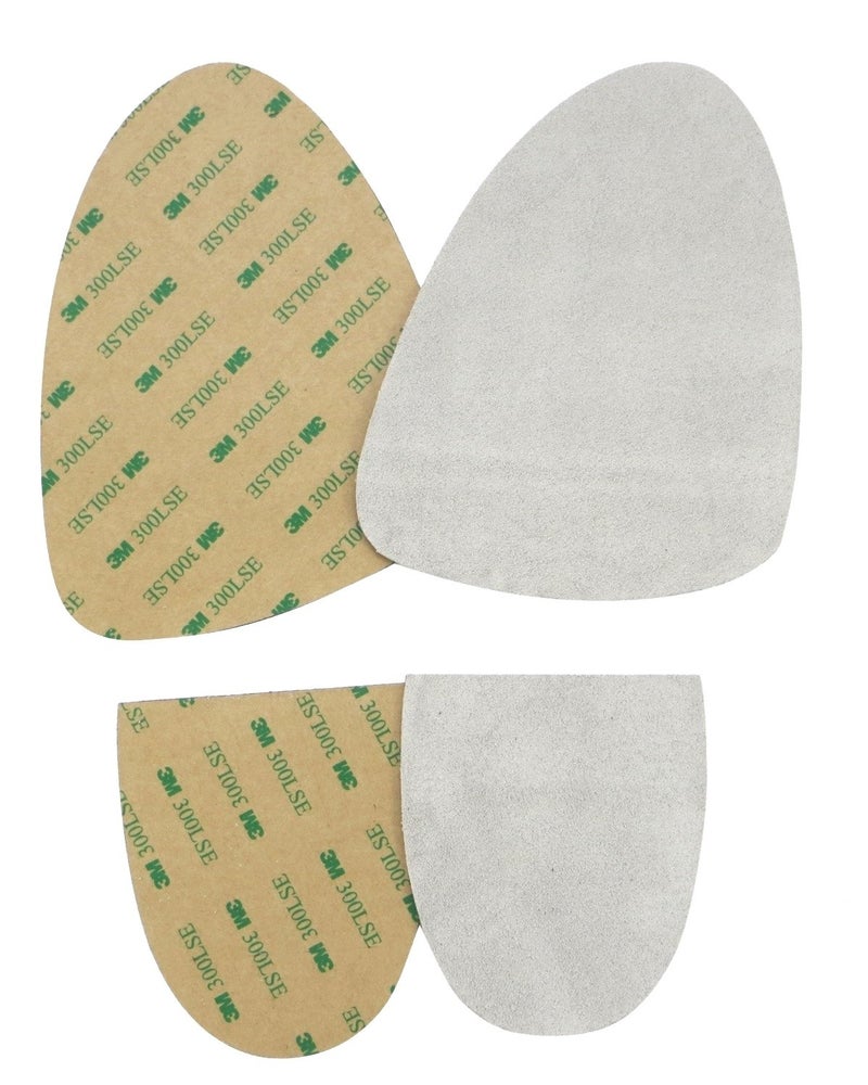 Stick-on Suede Soles with Industrial-Strength Adhesive Backing. Resole Old Dance Shoes or Turn Sneakers into Perfect Dance Shoes. [Suede-M-Gray-Sport]